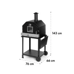 Pizzaiolo Pro Pizza-Gasgrill 76x143x66cm Schamottestein Stahl Mobil -Küchenbedarf Angebote 10034844 yy 0010 logo