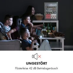 Beersafe XL Crystal White Kühlschrank 60 Liter 4 Böden Panoramaglastür Edelstahl -Küchenbedarf Angebote 10034892 de 0008 logo