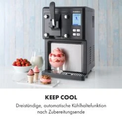 Sweet Sundae Eiscrememaschine Kompressor 1,5l Edelstahl Schwarz -Küchenbedarf Angebote 10034911 de 0006 logo
