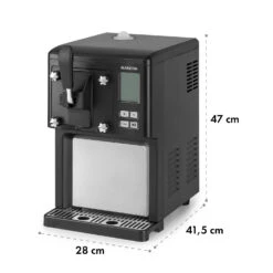 Sweet Sundae Eiscrememaschine Kompressor 1,5l Edelstahl Schwarz -Küchenbedarf Angebote 10034911 yy 0010 logo Klarstein Sahnehaeubchen Eiscrememaschine schwarz