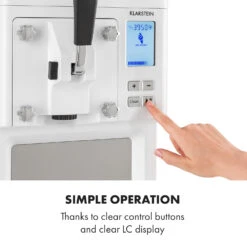 Sweet Sundae Eiscrememaschine Kompressor 1,5l Edelstahl Weiß 18 Sweet Sundae Eiscrememaschine Kompressor 1,5l Edelstahl Weiß -Küchenbedarf Angebote 10034912 uk 0007 logo Klarstein Sahnehaeubchen Eiscrememaschine weiss