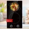 Kochheld Doppel-Induktionskochfeld 2900W Dreh-Regler Glas Schwarz -Küchenbedarf Angebote 10034946 de 0001 main