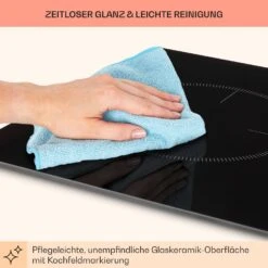 Kochheld Doppel-Induktionskochfeld 2900W Dreh-Regler Glas Schwarz -Küchenbedarf Angebote 10034946 de 0008 usp