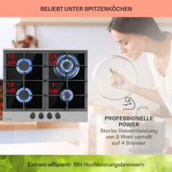 Alchemist 4 Zonen Gaskochfeld Aluminium-Brenner Glaskeramik Schwarz 13 Alchemist 4 Zonen Gaskochfeld Aluminium-Brenner Glaskeramik Schwarz -Küchenbedarf Angebote 10034969 de 0003 usp