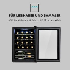 Shiraz 20 Uno Weinkühlschrank 53l 20Fl Touch-Bedienfeld 5-18°C -Küchenbedarf Angebote 10035027 de 0003 logo