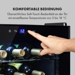 Shiraz 20 Uno Weinkühlschrank 53l 20Fl Touch-Bedienfeld 5-18°C -Küchenbedarf Angebote 10035027 de 0004 logo