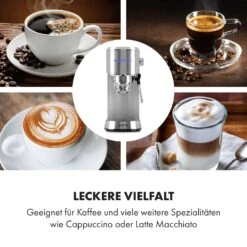 Futura Espressomaker 20 Bar 1450 Watt 20 Bar Wassertank: 1,25 Liter Rostfreier Edelstahl -Küchenbedarf Angebote 10035183 de 0005 logo