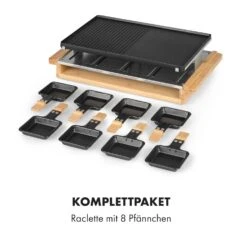 Tournedo Raclette 1200W Aluminiumguss 8 Personen Holz-Dekor 18 Tournedo Raclette 1200W Aluminiumguss 8 Personen Holz-Dekor -Küchenbedarf Angebote 10035219 de 0008 logo