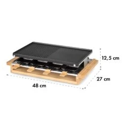 Tournedo Raclette 1200W Aluminiumguss 8 Personen Holz-Dekor 19 Tournedo Raclette 1200W Aluminiumguss 8 Personen Holz-Dekor -Küchenbedarf Angebote 10035219 yy 0009 logo Klarstein Tournedo Raclette Holz Dekor