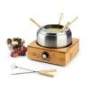 Bambus Fondue Edelstahl-Topf 800W 2 Bambus Fondue Edelstahl-Topf 800W -Küchenbedarf Angebote 10035221 yy 0001 titel Klarstein Bambus Fondue holz