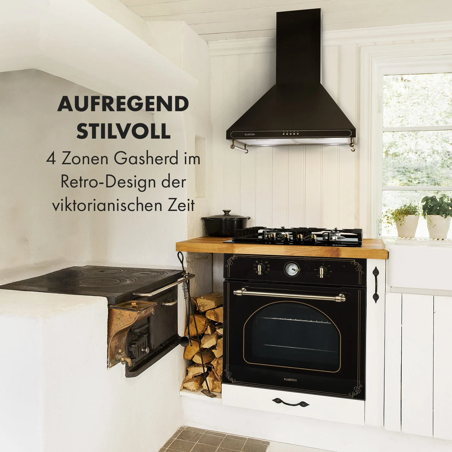 Victoria 4 Zonen Gaskochfeld 4-flammig Sabaf-Brenner Glaskeramik 4 Victoria 4 Zonen Gaskochfeld 4-flammig Sabaf-Brenner Glaskeramik – Bild 2