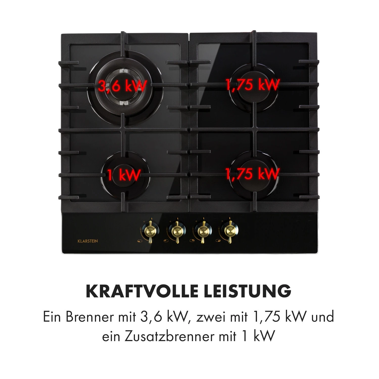 Victoria 4 Zonen Gaskochfeld 4-flammig Sabaf-Brenner Glaskeramik 9 Victoria 4 Zonen Gaskochfeld 4-flammig Sabaf-Brenner Glaskeramik – Bild 7