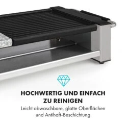 Bistecca Raclette 1200W Metall / Stein 8 Personen Kontroll-LED -Küchenbedarf Angebote 10035293 de 0003 logo