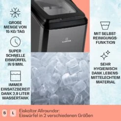 Partytime Eiswürfelmaschine Klareis 15kg/24h Edelstahl 10 Partytime Eiswürfelmaschine Klareis 15kg/24h Edelstahl -Küchenbedarf Angebote 10035295 de 0002 usp