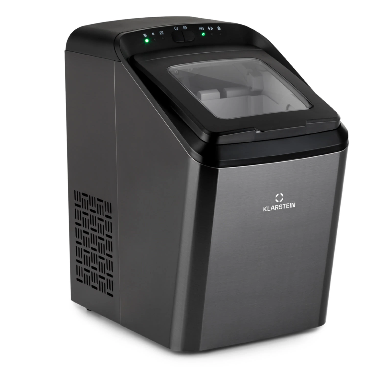 Partytime Eiswürfelmaschine Klareis 15kg/24h Edelstahl 3 Partytime Eiswürfelmaschine Klareis 15kg/24h Edelstahl