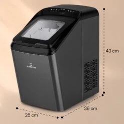 Partytime Eiswürfelmaschine Klareis 15kg/24h Edelstahl 15 Partytime Eiswürfelmaschine Klareis 15kg/24h Edelstahl -Küchenbedarf Angebote 10035295 yy 0011 dimensions