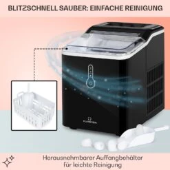 Chillout Eiswürfelmaschine Bulleteis 12kg/24h Wassertank: 1,5 L -Küchenbedarf Angebote 10035320 de 0005 usp