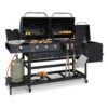 Kingsville Smoker Kombigrill Gas Kohle Smoker 13,5kW 3+1 Brenner -Küchenbedarf Angebote 10035409 yy 0001 titel