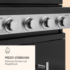 Valdosta 4.1 Gasgrill 4 X 2,8 KW + 2,5 KW Brenner Edelstahl Mobil 15 Valdosta 4.1 Gasgrill 4 X 2,8 KW + 2,5 KW Brenner Edelstahl Mobil -Küchenbedarf Angebote 10035415 de 0006 logo