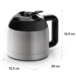 Arabica Thermoskanne Zubehör Ersatz Edelstahl Silber/schwarz 13 Arabica Thermoskanne Zubehör Ersatz Edelstahl Silber/schwarz -Küchenbedarf Angebote 10035422 yy 0006 dimensions