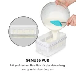 Gaia Greek Joghurt-Maker 1,26 L 6 Gläser Inkl. Sieb-Box -Küchenbedarf Angebote 10035435 de 0006 logo