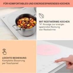 Virtuosa 4 Einbaukochfeld 4 Zonen 6500W Glaskeramik -Küchenbedarf Angebote 10035552 de 0004 usp