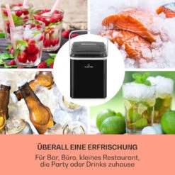 Arctic Porter Eiswürfelmaschine Bullet-Eis 12kg/24h Edelstahl -Küchenbedarf Angebote 10035553 de 0003 usp
