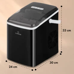 Arctic Porter Eiswürfelmaschine Bullet-Eis 12kg/24h Edelstahl -Küchenbedarf Angebote 10035553 yy 0011 dimensions