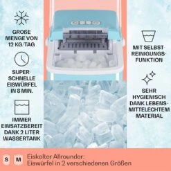 Arctic Porter Eiswürfelmaschine Bullet-Eis 12kg/24h Edelstahl -Küchenbedarf Angebote 10035554 de 0002 usp