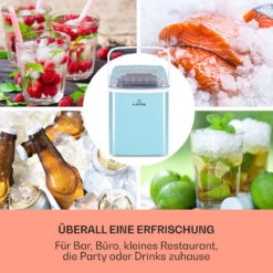 Arctic Porter Eiswürfelmaschine Bullet-Eis 12kg/24h Edelstahl -Küchenbedarf Angebote 10035554 de 0003 usp