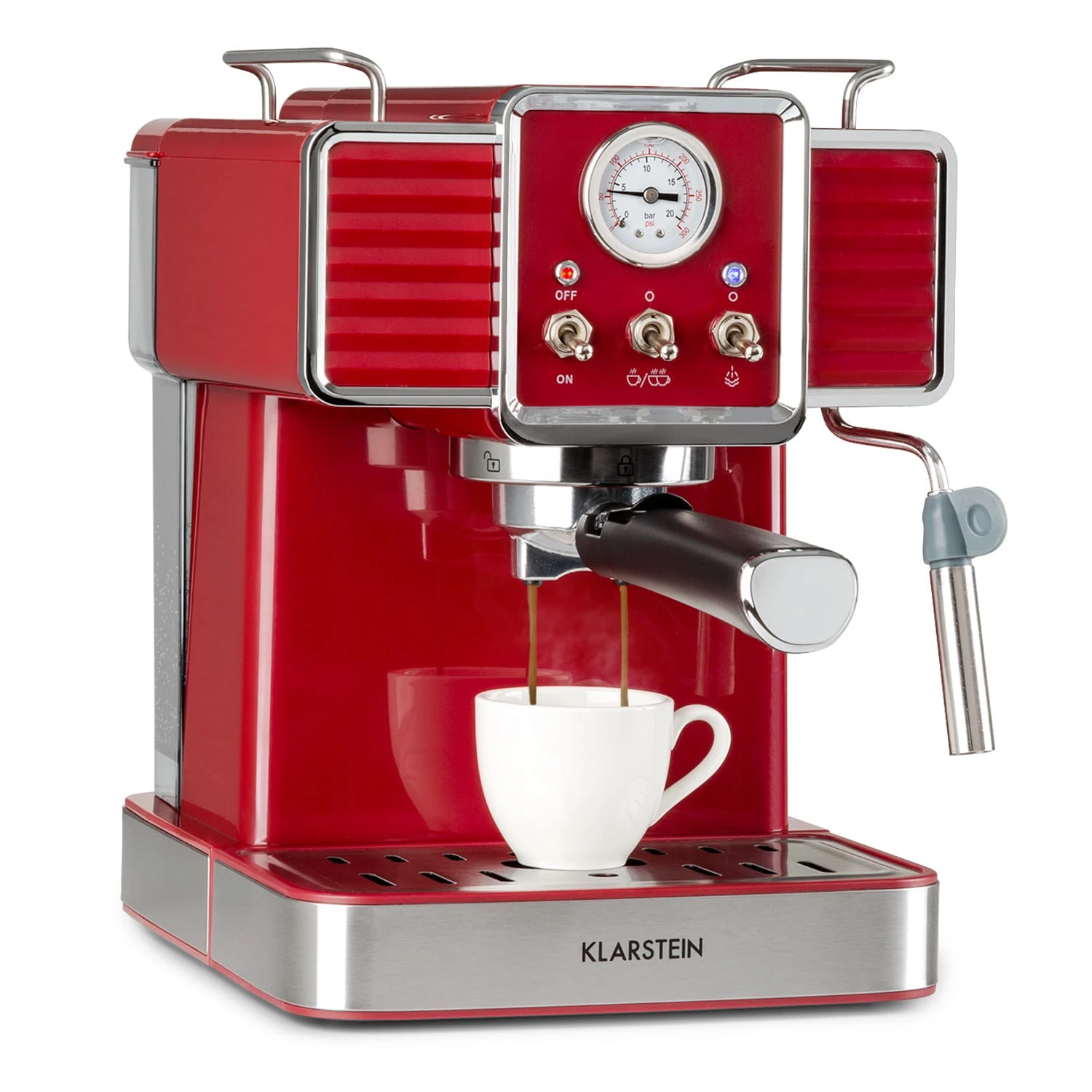 Gusto Classico Espressomaker 1350 Watt 20 Bar Druck 1,5 Liter 3 Gusto Classico Espressomaker 1350 Watt 20 Bar Druck 1,5 Liter