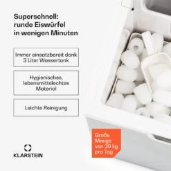 Icefestival Bullet Eiswürfelbereiter 400W 1,9l 20kg/24h 10 Icefestival Bullet Eiswürfelbereiter 400W 1,9l 20kg/24h -Küchenbedarf Angebote 10035578 de 0002 usp