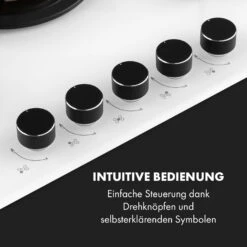 Goldflame 5 Gaskochfeld 5-flammig Messing-Brenner Glaskeramik -Küchenbedarf Angebote 10035615 de 0004 logo