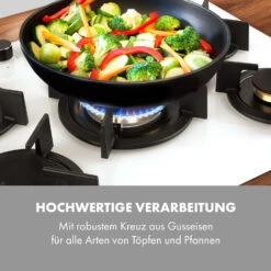 Goldflame 5 Gaskochfeld 5-flammig Messing-Brenner Glaskeramik -Küchenbedarf Angebote 10035615 de 0007 logo