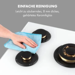 Goldflame 5 Gaskochfeld 5-flammig Messing-Brenner Glaskeramik -Küchenbedarf Angebote 10035615 de 0008 logo