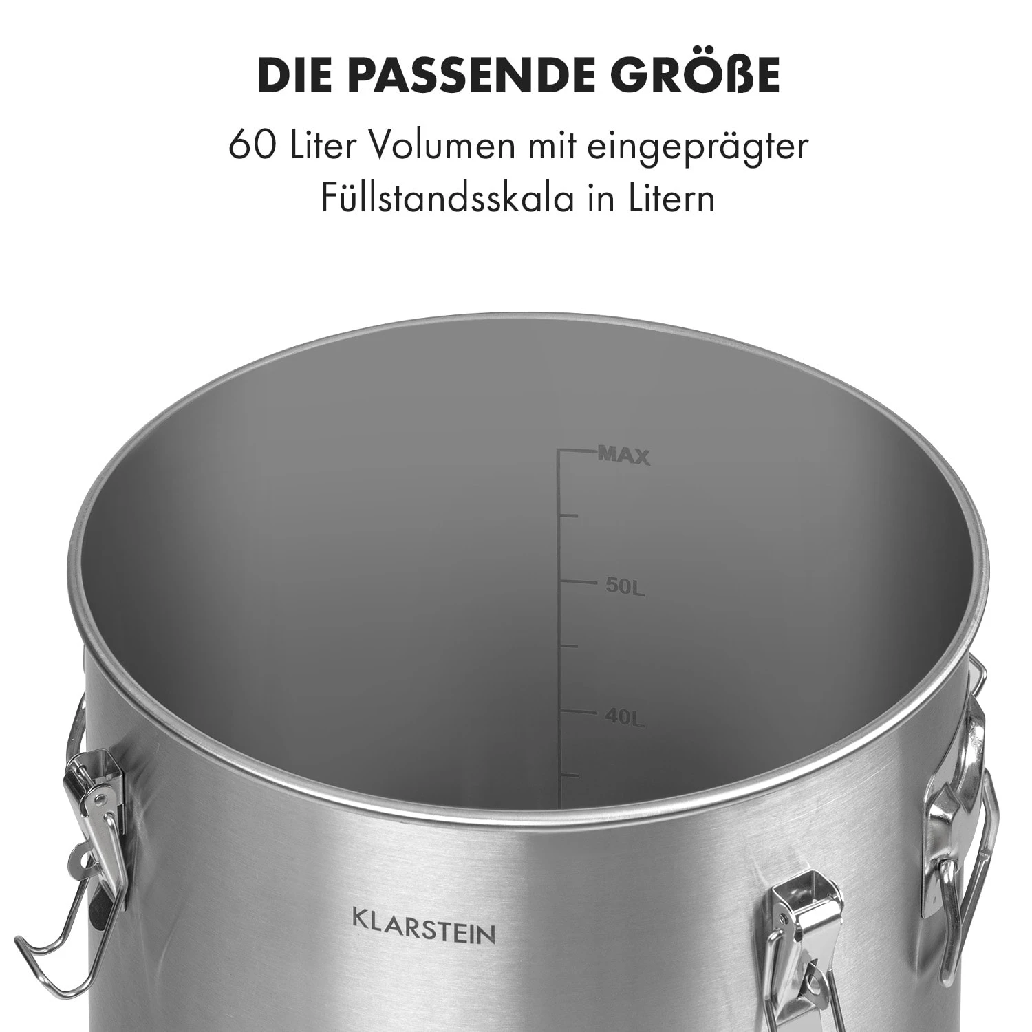 Gärkeller Pro XL Fermentierkessel 60 Liter Ablassventil 304-Edelstahl 5 Gärkeller Pro XL Fermentierkessel 60 Liter Ablassventil 304-Edelstahl – Bild 3
