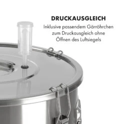 Gärkeller Pro XL Fermentierkessel 60 Liter Ablassventil 304-Edelstahl 14 Gärkeller Pro XL Fermentierkessel 60 Liter Ablassventil 304-Edelstahl -Küchenbedarf Angebote 10035622 de 0004 logo
