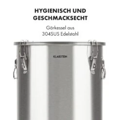 Gärkeller Pro XL Fermentierkessel 60 Liter Ablassventil 304-Edelstahl 16 Gärkeller Pro XL Fermentierkessel 60 Liter Ablassventil 304-Edelstahl -Küchenbedarf Angebote 10035622 de 0006 logo