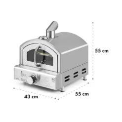 Pizzaiolo Neo Gas-Pizzaofen Inkl. Pizzastein Thermometer Edelstahl -Küchenbedarf Angebote 10035708 yy 0010 logo Klarstein Pizzaiolo Neo Gas Pizzaofen