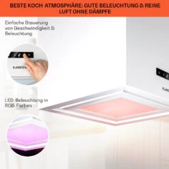 Kronleuchter Smart Inselabzugshaube 595m³/h App-Steuerung LED-Panel -Küchenbedarf Angebote 10035711 de 0004 usp