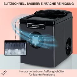 Icemeister 2G Eiswürfelmaschine 12kg/24h LC-Display Edelstahl -Küchenbedarf Angebote 10035712 de 0005 usp