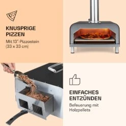 Diavolo Pizza-Pelletofen Inkl. Pizzastein Thermometer Edelstahl 12 Diavolo Pizza-Pelletofen Inkl. Pizzastein Thermometer Edelstahl -Küchenbedarf Angebote 10035757 de 0003 logo