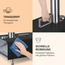 Diavolo Pizza-Pelletofen Inkl. Pizzastein Thermometer Edelstahl 14 Diavolo Pizza-Pelletofen Inkl. Pizzastein Thermometer Edelstahl -Küchenbedarf Angebote 10035757 de 0005 logo