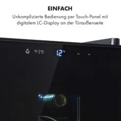 Bellevin 6 Uno Weinkühlschrank 17 Liter 11-18 °C SingleZone LED -Küchenbedarf Angebote 10035858 de 0004 logo