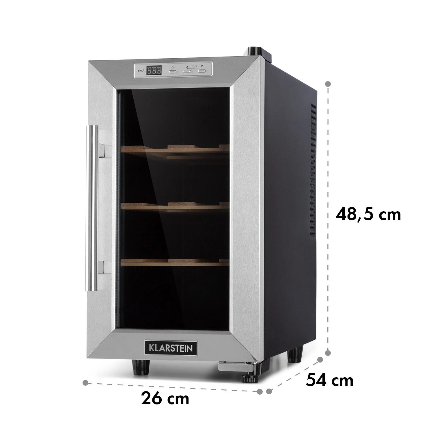 Reserva 8 Uno Weinkühlschrank 23 Ltr 8 Fl 11-18 °C 26 DB Edelstahl 10 Reserva 8 Uno Weinkühlschrank 23 Ltr 8 Fl 11-18 °C 26 DB Edelstahl – Bild 8