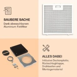 Kronleuchter Inselabzugshaube 596m³/h LED-Panel EEK A -Küchenbedarf Angebote 10035974 de 0004 logo