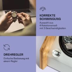 Garonne 2 Uhrenbeweger 1 Drehteller 2 Uhren 3 Speeds 4 Modi Bambus -Küchenbedarf Angebote 10036041 de 0003 logo