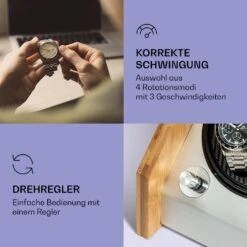 Garonne 6 Uhrenbeweger 6 Uhren 3 Geschwindigkeiten 4 Modi Bambus 9 Garonne 6 Uhrenbeweger 6 Uhren 3 Geschwindigkeiten 4 Modi Bambus -Küchenbedarf Angebote 10036043 de 0003 logo