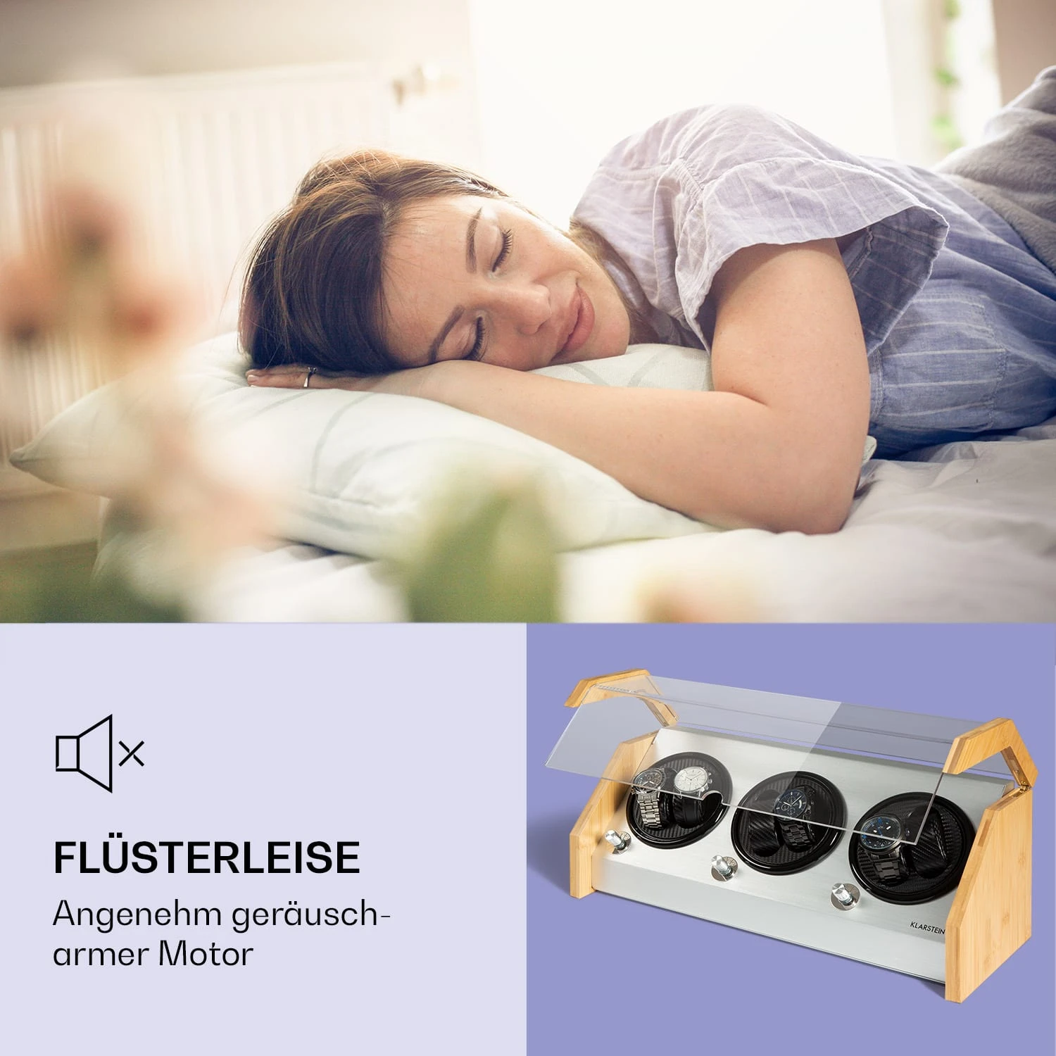 Garonne 6 Uhrenbeweger 6 Uhren 3 Geschwindigkeiten 4 Modi Bambus 6 Garonne 6 Uhrenbeweger 6 Uhren 3 Geschwindigkeiten 4 Modi Bambus – Bild 4