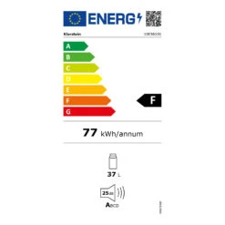 Klarstein El Presidente 37 Zigarren-Humidor 37L 2 Einschübe 1 Fach Zedernholz -Küchenbedarf Angebote 10036101 energy label